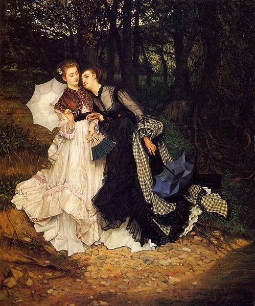 James Tissot The Confidence Germany oil painting art